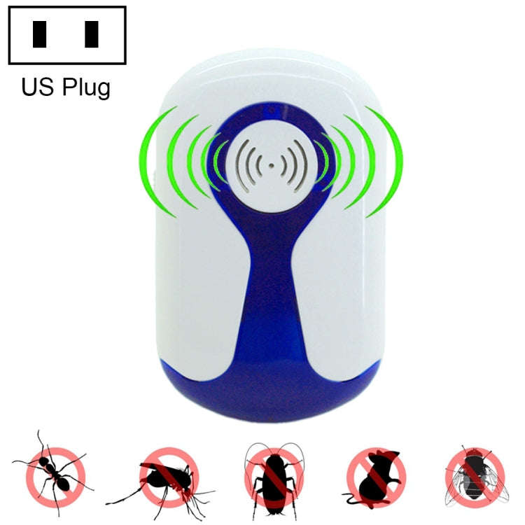 3W Electronic Ultrasonic Anti Mosquito Rat Insect Pest Repeller with Light, US Plug, AC 90-240V, ...