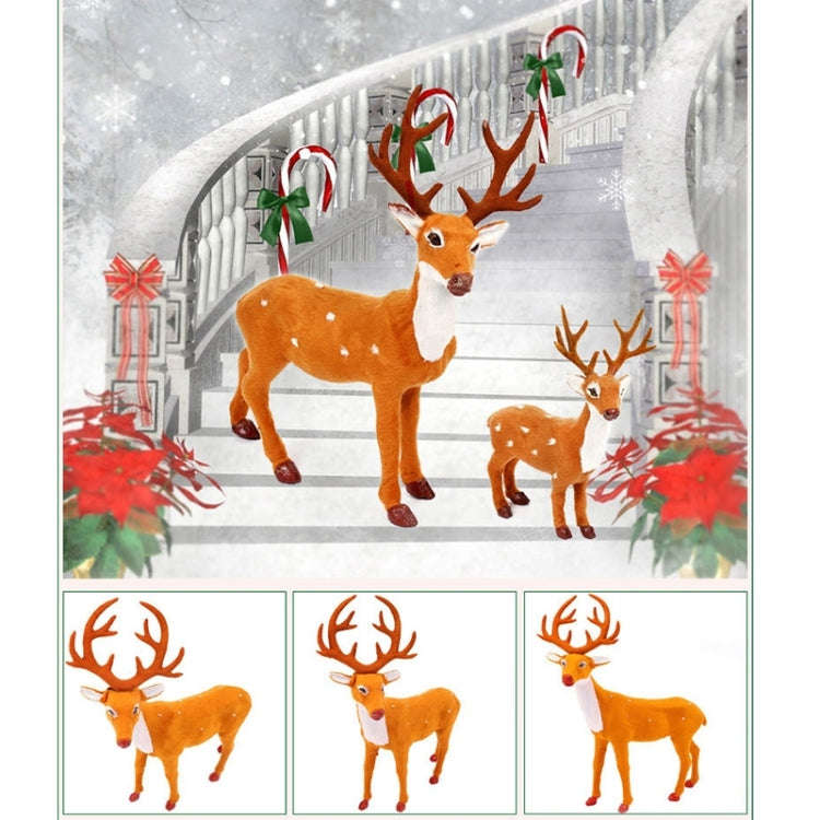 Christmas Simulation Deer Christmas Decoration, Size: 21*15.5*5.5cm, Size: 21*15.5*5.5cm