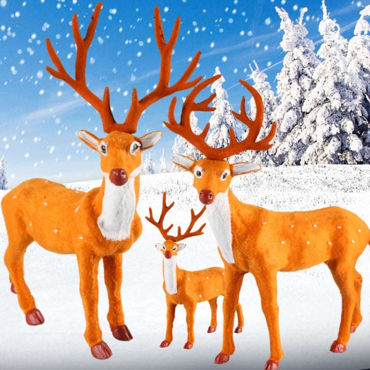 Christmas Simulation Deer Christmas Decoration, Size: 21*15.5*5.5cm, Size: 21*15.5*5.5cm
