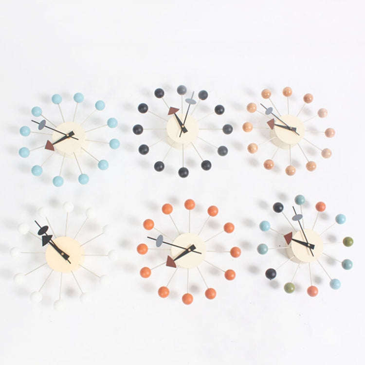 Stylish Background Minimalis Circular Balls Candy Wall Clock Creative Decoration Clock Ferris Whe...