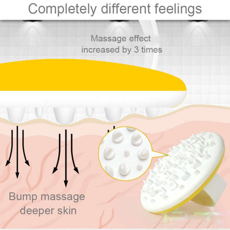 Bath Shower Body Relaxing Spa Scrub Glove Anti Cellulite Massager TPR Brush