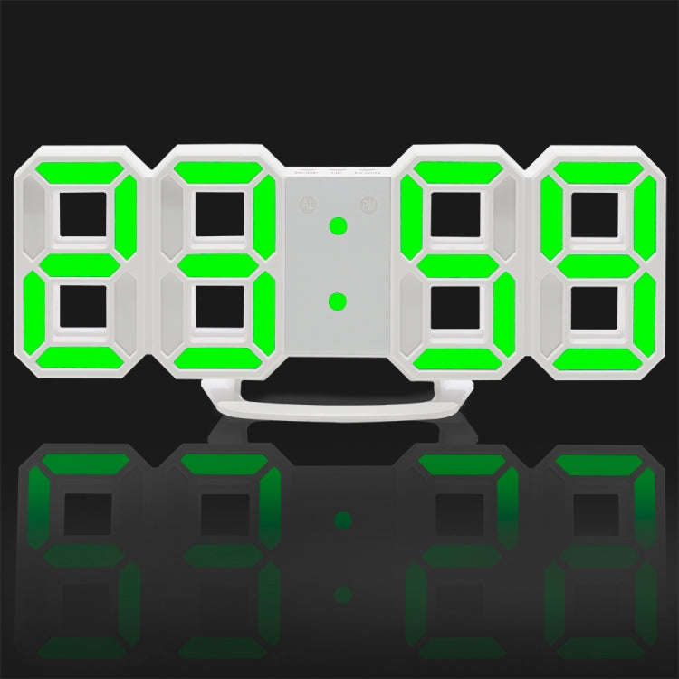 Multi-Function Large 3D LED Digital Wall Alarm Clock with Snooze Function, 12/24 Hours Display fo...