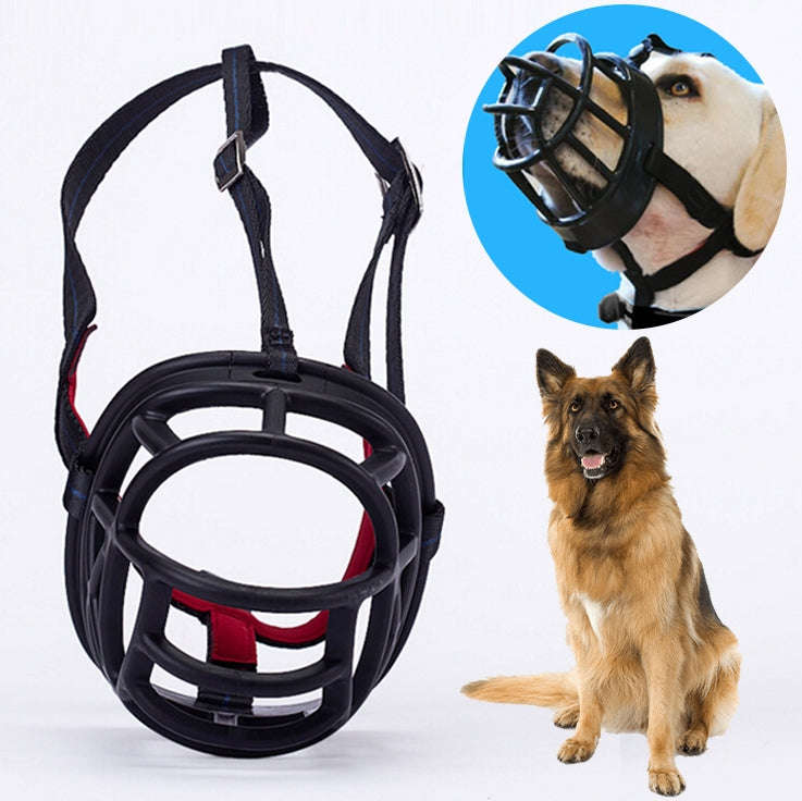 Dog Muzzle Prevent Biting Chewing and Barking Allows Drinking and Panting, Size: 11.2*10.7*14.3cm...