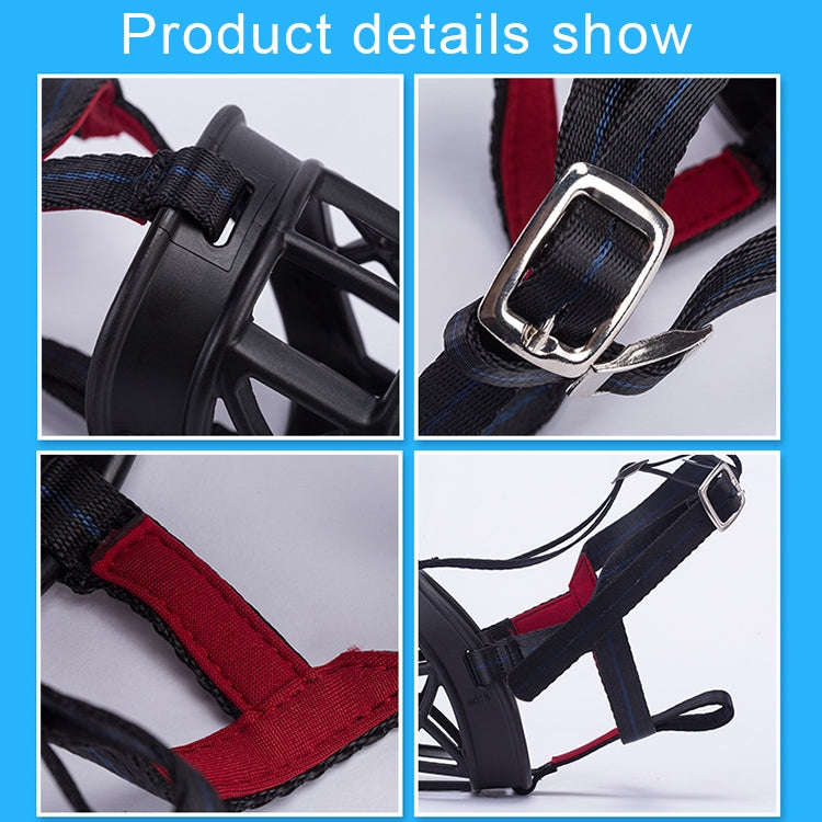 Dog Muzzle Prevent Biting Chewing and Barking Allows Drinking and Panting, Size: 11.2*10.7*14.3cm...