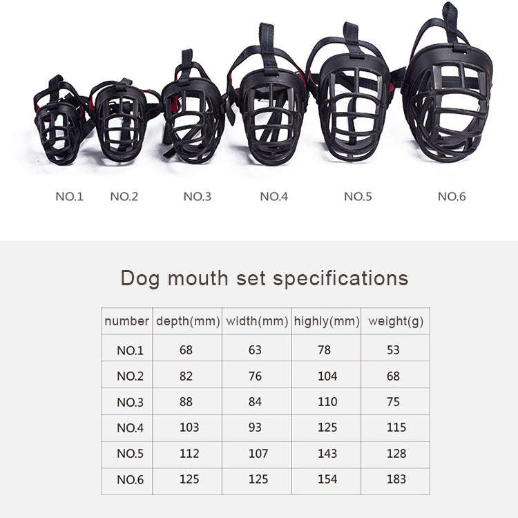 Dog Muzzle Prevent Biting Chewing and Barking Allows Drinking and Panting, Size: 11.2*10.7*14.3cm...