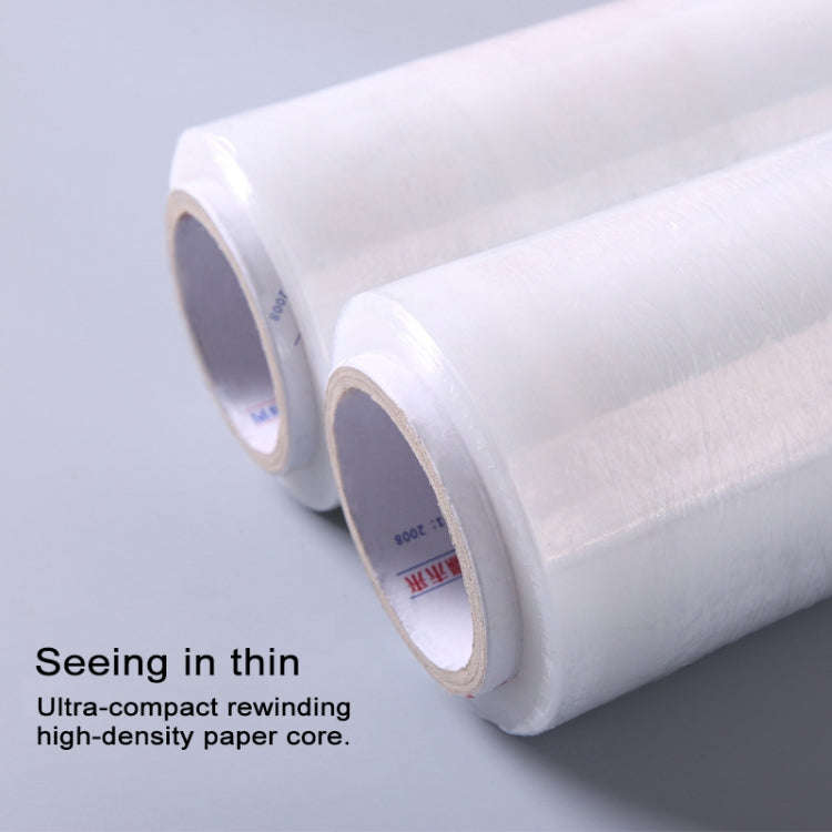 PE Transparent Stretch Wrap Film(Width: 15cm, Length: 220m), Width: 15cm, Length: 220m