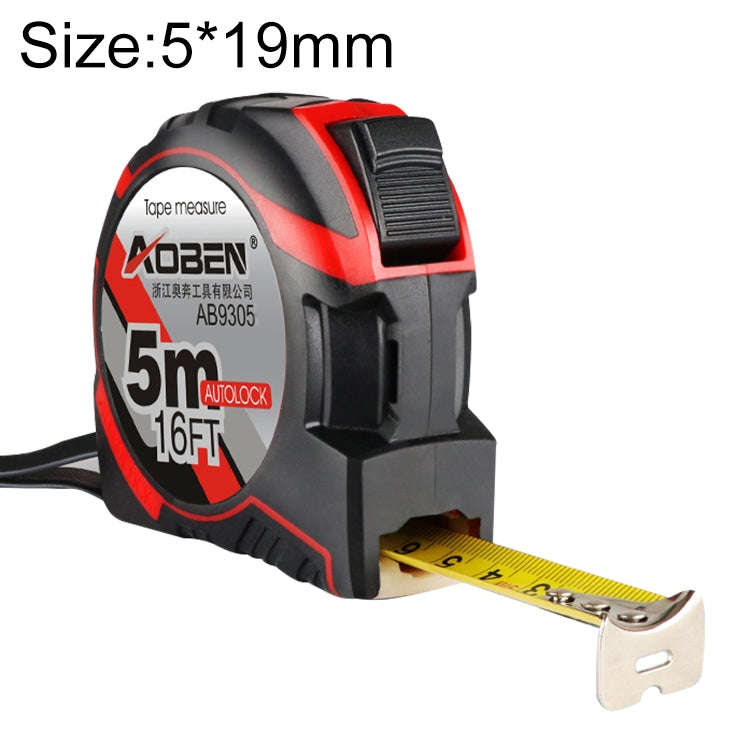 Aoben Retractable Ruler Measuring Tape Portable Pull Ruler Mini Tape Measure, Length: 5m Width: 1...