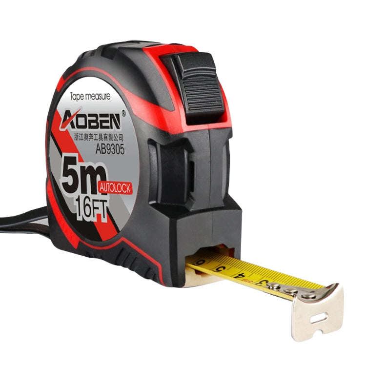 Aoben Retractable Ruler Measuring Tape Portable Pull Ruler Mini Tape Measure, Length: 5m Width: 1...