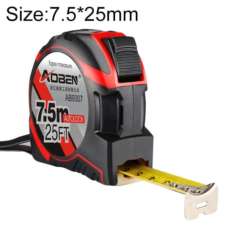 Aoben Retractable Ruler Measuring Tape Portable Pull Ruler Mini Tape Measure, Length: 7.5m Width:...