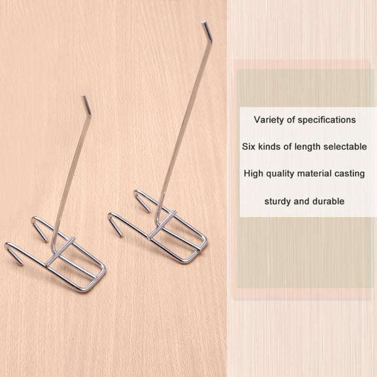 10pcs 3.5mm Supermarket Iron Grid Shelf Hook, Length: 20cm, 3.5mm 20cm