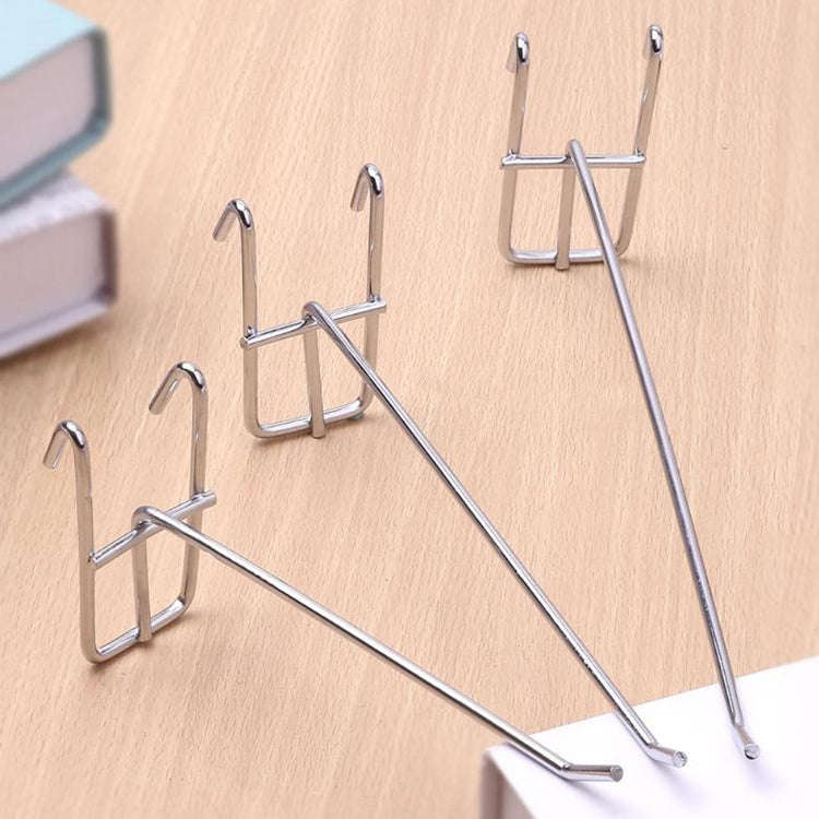 10pcs 3.5mm Supermarket Iron Grid Shelf Hook, Length: 20cm, 3.5mm 20cm