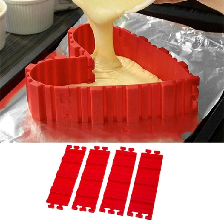 Silicone Cake Mold Baking Tools DIY Multi-shape Cake Mold Kitchen Accessories,4 PCS DIY Cake Mold...