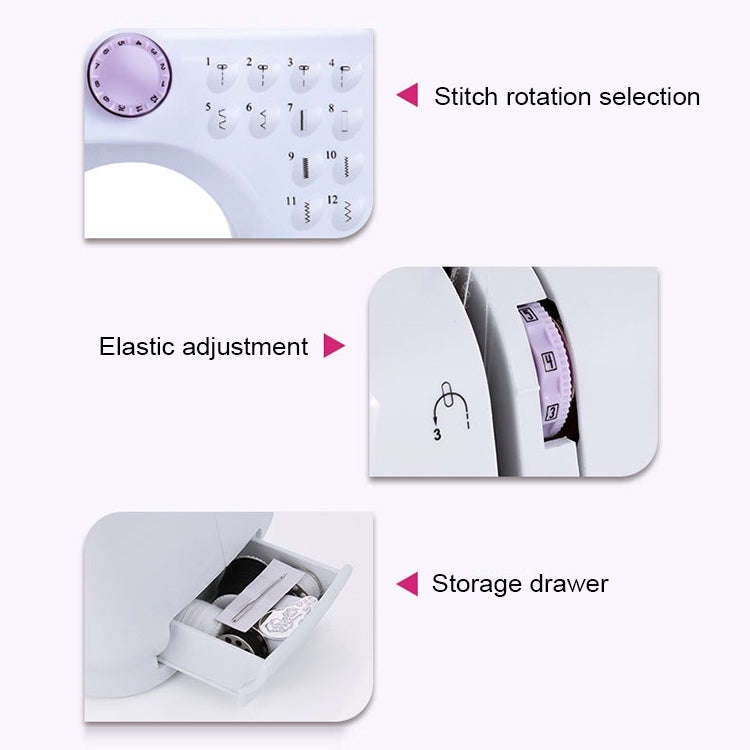 505A Household Desktop Mini Sewing Machine