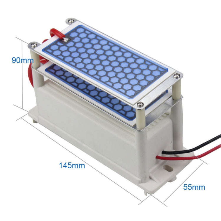 DC 12V 10G Sterilization Disinfection Odor Removal High Temperature Ceramic Plate Integrated Ozon...