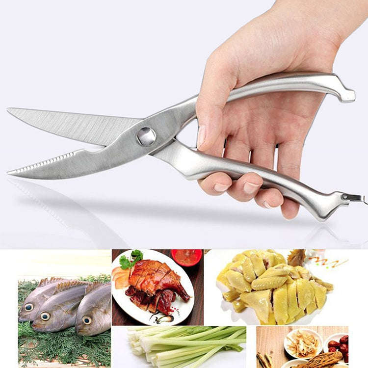 10 inch Kitchen Poultry Fish Chicken Bone Stainless Steel Cutter Cook Gadget Shear, Gift Box Pack...