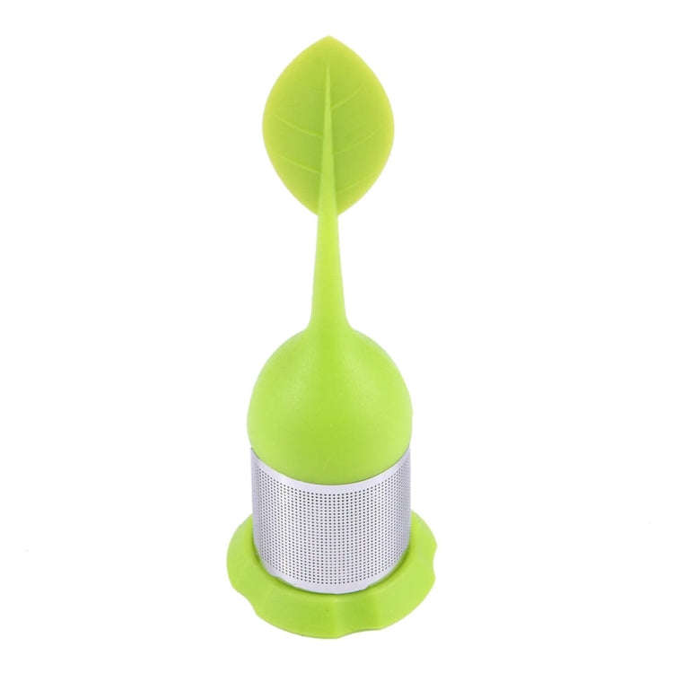 Food Grade Leaf Silicone Make Tea Bag Stainless Steel Tea Strainers, Random Color Delivery, Leaf ...