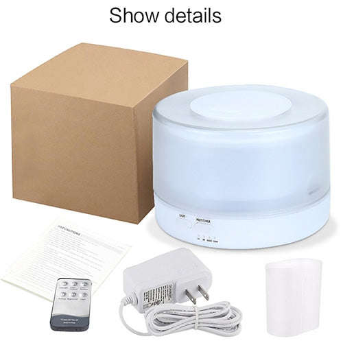 T700 Remote Control Clear White Air Humidifier Automatic Alcohol Sprayer Essential Oil Diffuser U...