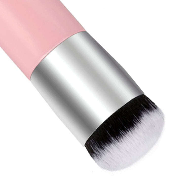 Short Wooden Handle Large Round Head Buffer Foundation Powder Makeup Brushes Plump Round Brush Ma...