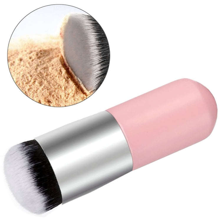 Short Wooden Handle Large Round Head Buffer Foundation Powder Makeup Brushes Plump Round Brush Ma...