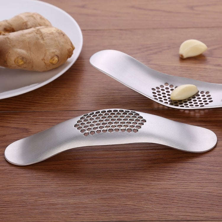 SSGP Kitchen Tool Manual 304 Stainless Steel Brushed Texture Garlic Presser, 304 Stainless Steel ...