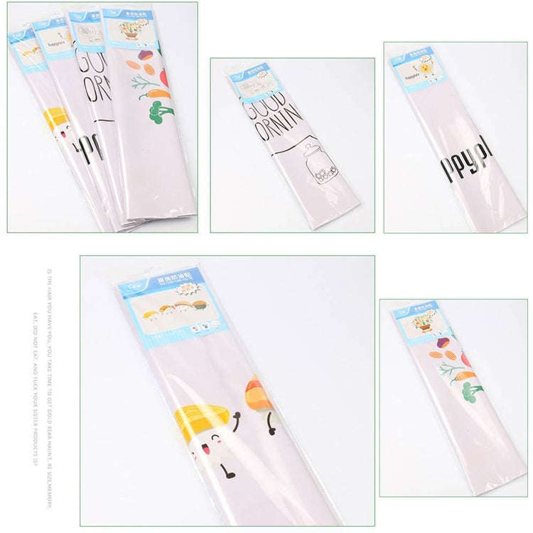 5 PCS Fruit Vegetable Pattern Household Kitchen Self-adhesive High Temperature Resistance Oil Res...