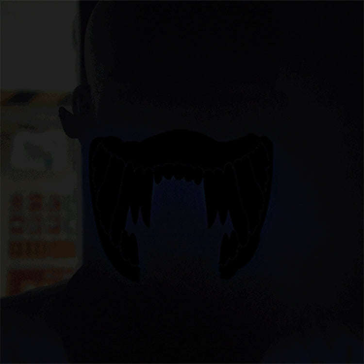 FG-MA-02 Halloween Mask Voice Control LED Cold Light Terror Cosplay Mask, FG-MA-02