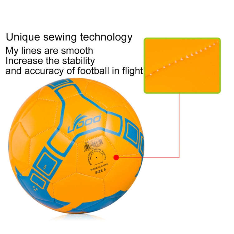 19cm PU Leather Sewing Wearable Match Football, 19cm Fluorescent Blue, 19cm Orange, 19cm Yellow, ...