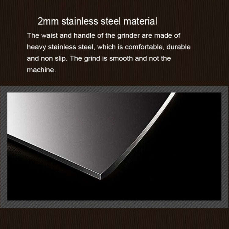 Portable Conical Burr Mill Manual Spice Herbs Hand Grinding Machine Coffee Grinder, Capacity: 36g...