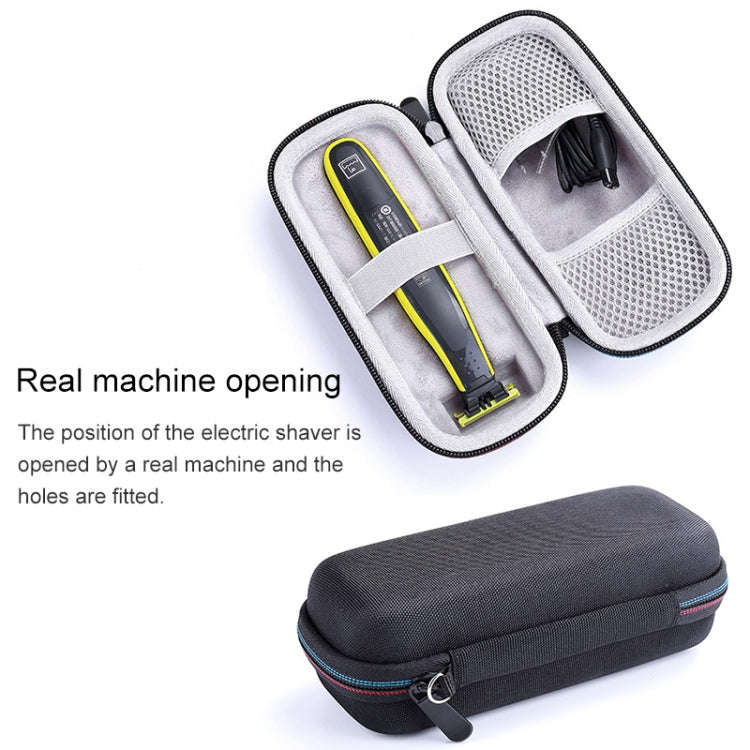 Portable EVA Shockproof Bag Shaver Storage Bag Box with Rope for Philips OneBlade, For Philips On...