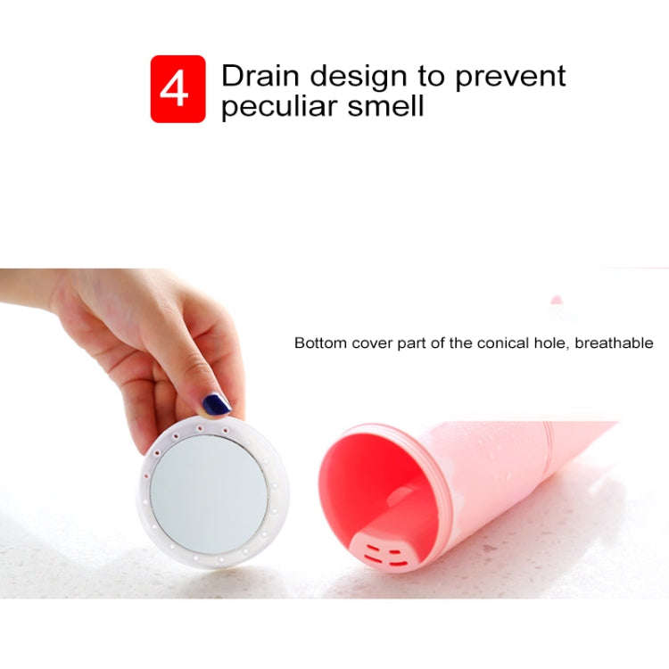 Creative 5 in 1 Portable Gargle Cup Shampoo Sub-Bottle Comb Make-up Mirror Travel Wash Kits, Stan...
