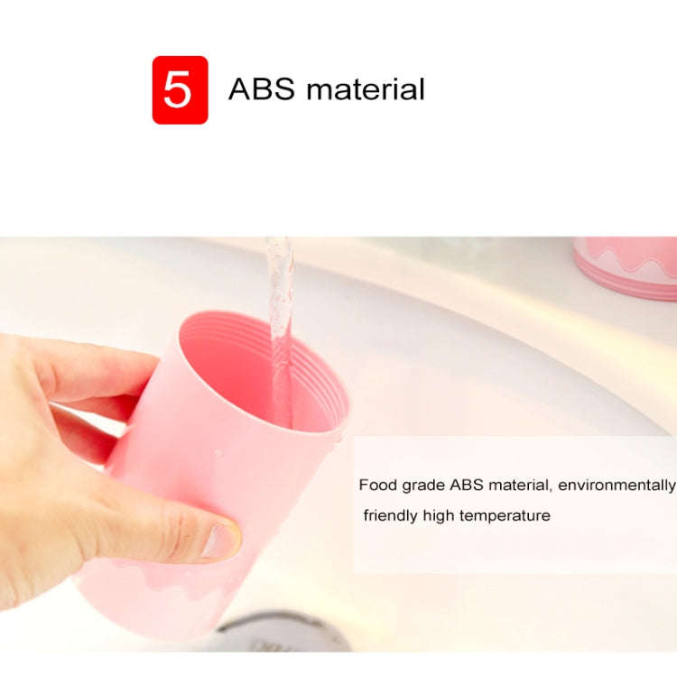 Creative 5 in 1 Portable Gargle Cup Shampoo Sub-Bottle Comb Make-up Mirror Travel Wash Kits, Stan...