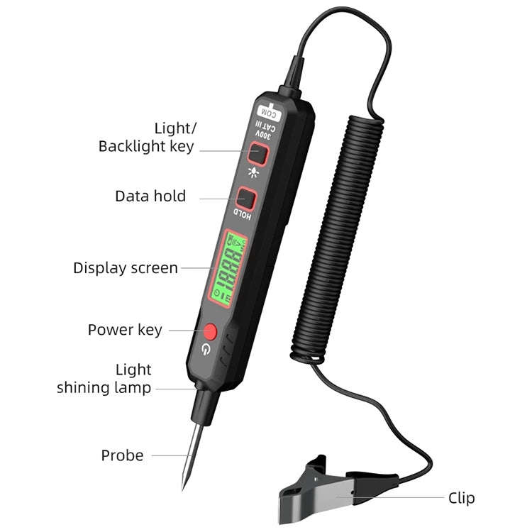 HABOTEST HT86A Car Digital Display Circuit Test Pen, HT86A