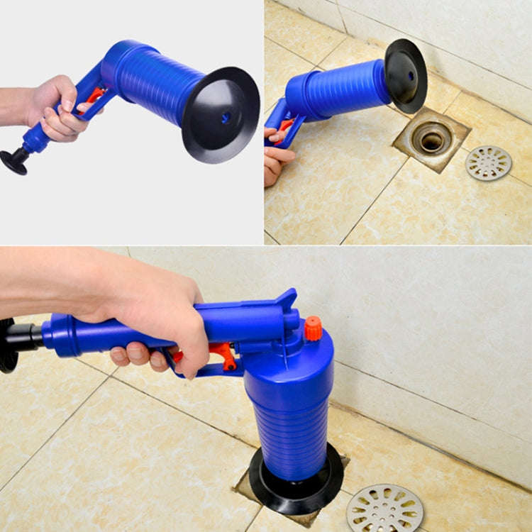 Kitchen Toilet High Pressure Drain Pipes Sinks Air Power Blaster Cleaner Plunger Clog Remover, Pr...