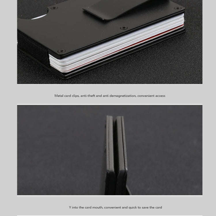 Slim Wallet Money Clip Credit Card Holder, Random Color, X-11