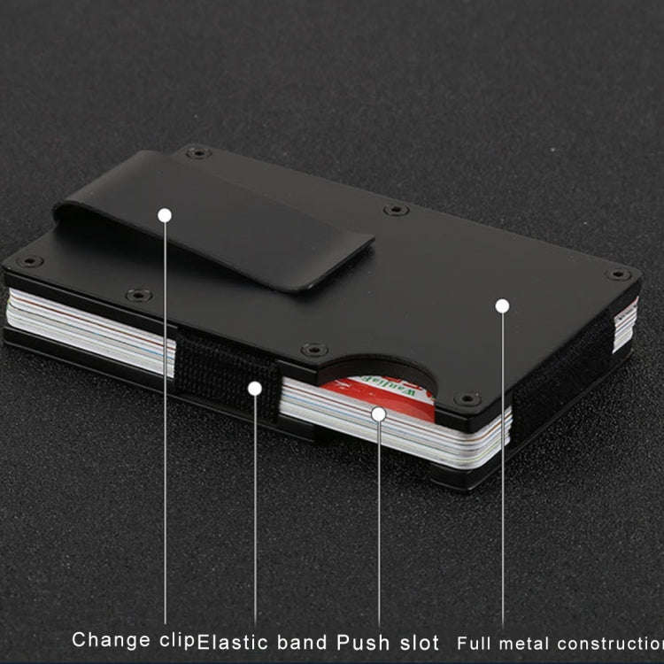 Slim Wallet Money Clip Credit Card Holder, Random Color, X-11