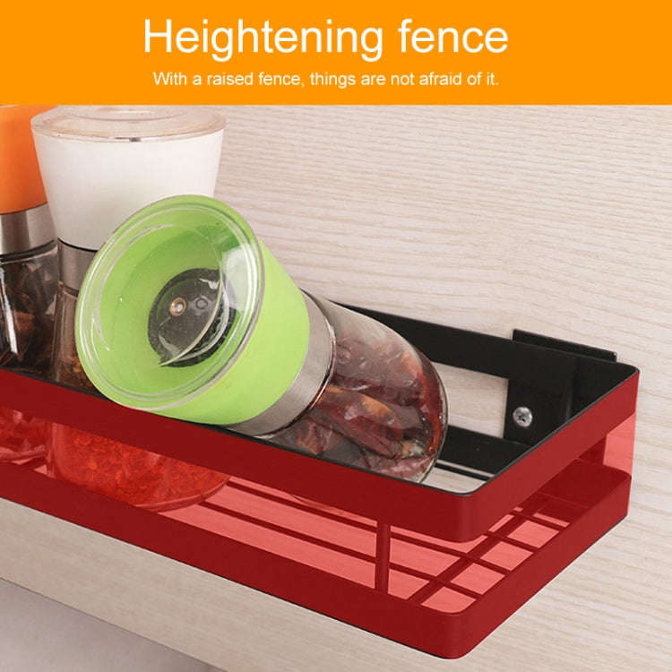 30cm Kitchen Punch-free Wall Mount Seasoning Storage Rack, 30cm