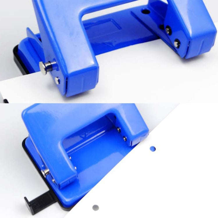 Fashion Portable Mini Office School Double Hole Punching Machine Manual Drilling