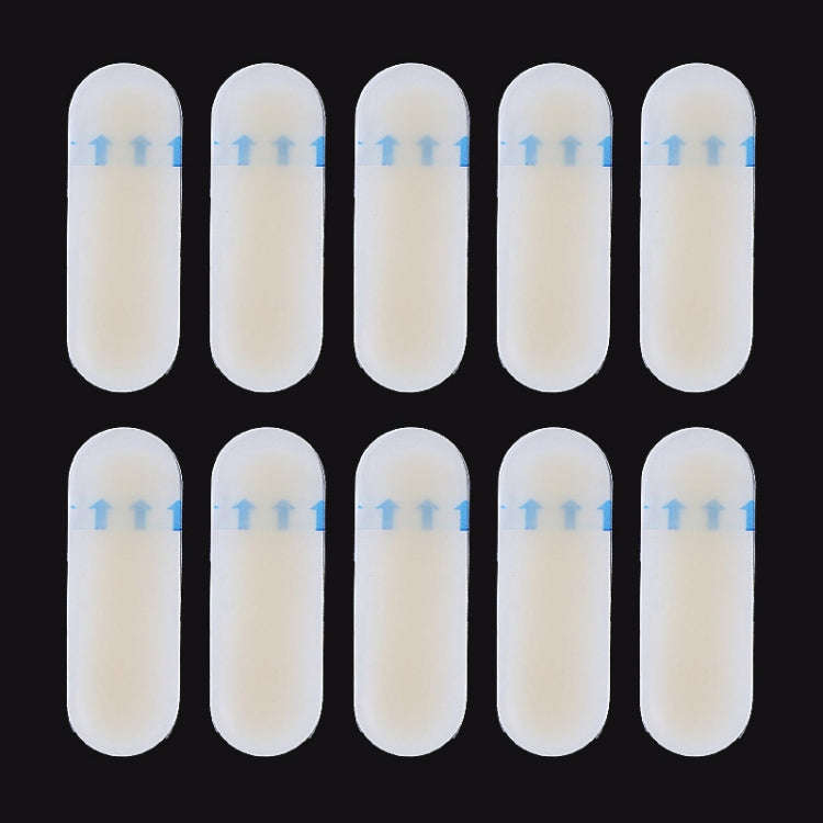 10 PCS Foot Care Skin Hydrogel Analgesic Plaster Blisters Slip Heel Protector Size: 20x60cm, Size...