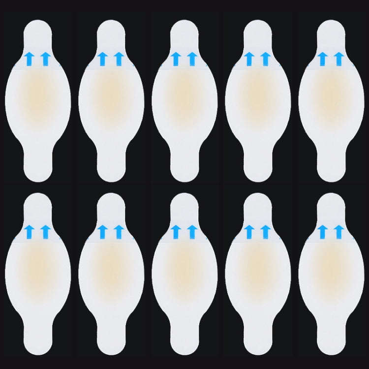 10 PCS Foot Care Skin Hydrogel Analgesic Plaster Blisters Slip Heel Protector Size: 28x69cm, Size...