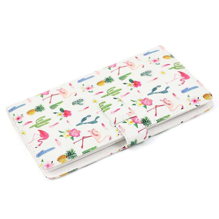 Flamingo Cactus Pattern 3 inch DIY PU Mini Creativity Insert Type 32 Pages Exquisite Photo Album ...