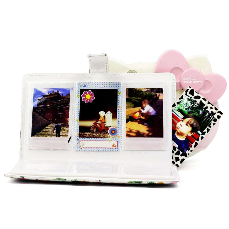 Flamingo Cactus Pattern 3 inch DIY PU Mini Creativity Insert Type 32 Pages Exquisite Photo Album ...