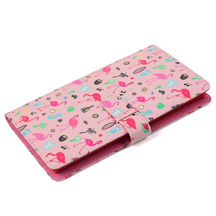 Pink Flamingo Pattern 3 inch DIY PU Mini Creativity Insert Type 32 Pages Exquisite Photo Album fo...