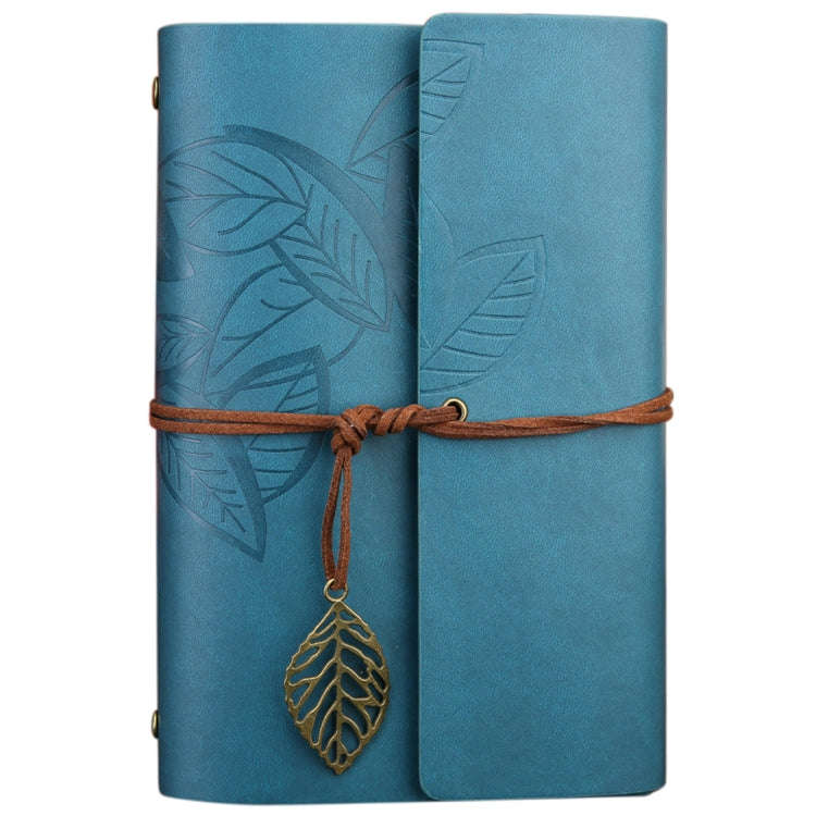 Creative Retro Autumn Leaves Pattern Loose-leaf Travel Diary Notebook, Size: L, L