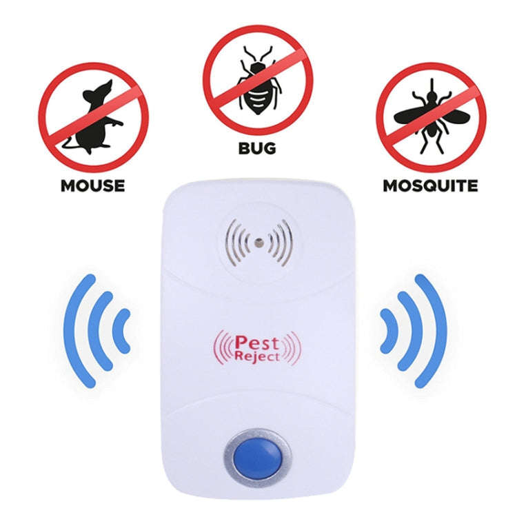 Electronic Ultrasonic Mosquito Rat Pest Control Repeller with LED Light, US Plug, AC90V-250V, US ...
