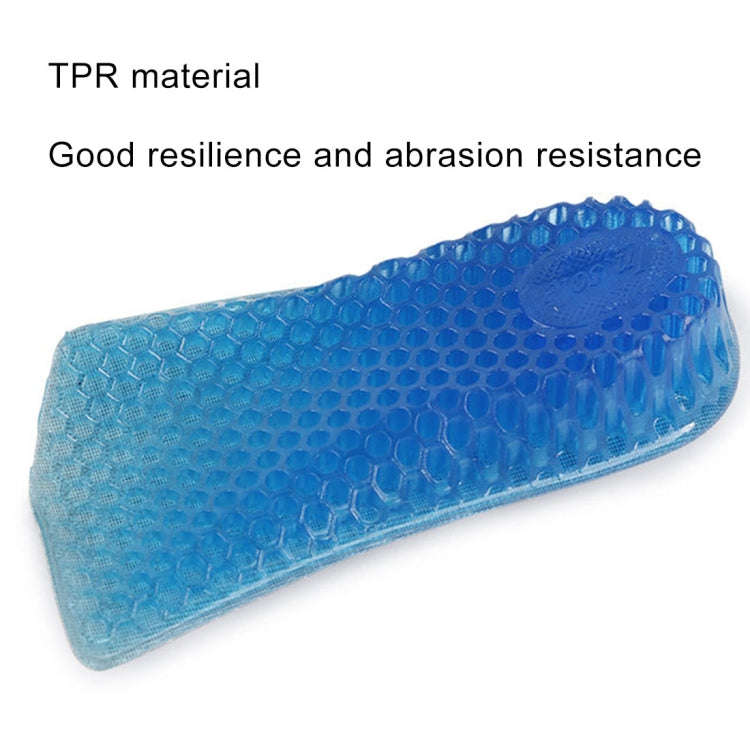 1 Pair  3cm Honeycomb Stretch Insert Shoes Height Increase Half Insoles, 3cm Honeycomb Increase I...