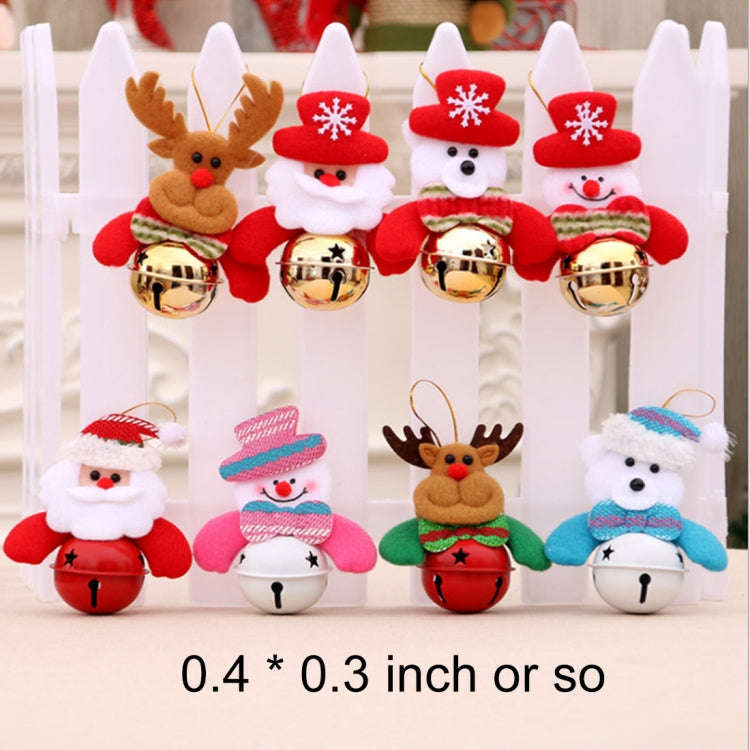 Christmas Tree Doll Bell Christmas Pendants Decorations, Random Style Delivery, Size: 11*7cm, Dol...