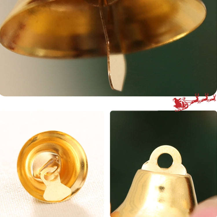 10 in 1 Christmas Decorating Christmas Tree Small Bells Decoration Supplies, Size: 2*2cm, Small B...