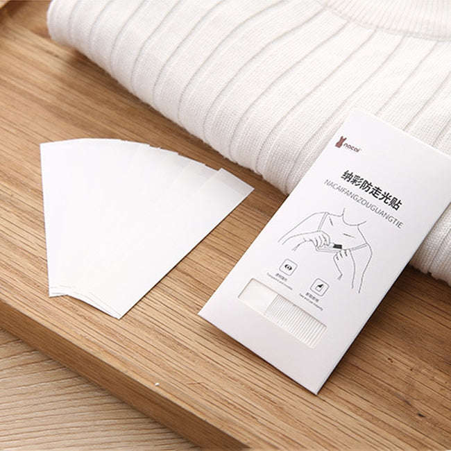 1 PACK Invisible Anti-light Stickers Shirt Straps Double-sided Adhesive Seamless V-neck Fixed Ant...