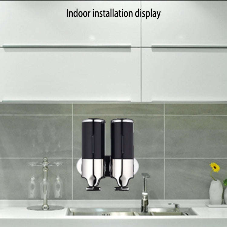 Triple Hotel Shower Manual Dispenser Wall Mounted Washing Liquid Shampoo Soap Bottle, Capacity: 1...