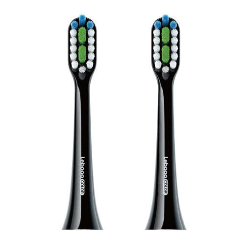 HUAWEI Lebooo LBS-T053A 2 PCS Smart Toothbrush Head (for HCB0001), LBS-T053A Toothbrush Head (Bla...